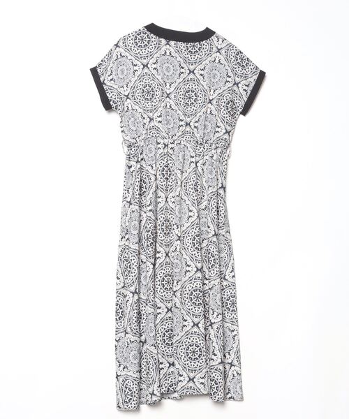 「COCOMOMO」 半袖ワンピース M ブラック レディース_画像2