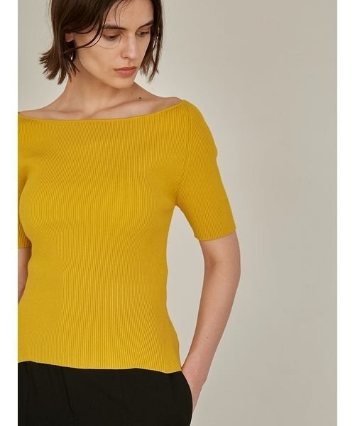 「styling/」 半袖ニット FREE グレー レディース_画像6