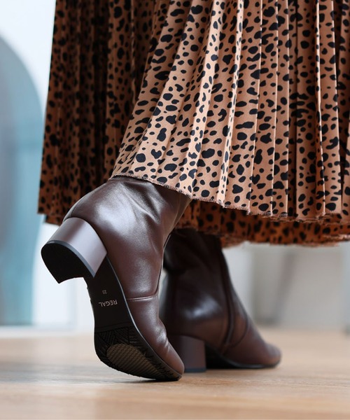 REGAL（リーガル） ブーツ レディース F74R 晴雨兼用 ショートブーツ