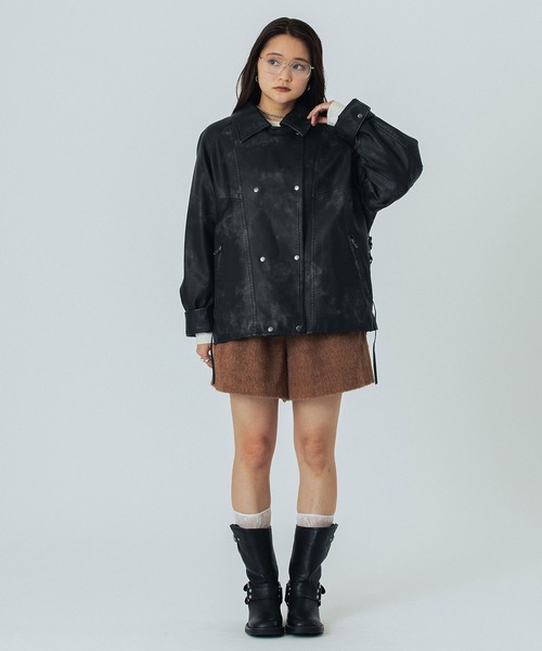 ROSE BUD（ローズバッド） コート アウター LEATHER LIKE JACKET
