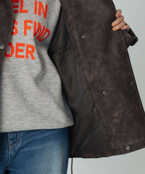 ROSE BUD（ローズバッド） コート アウター LEATHER LIKE JACKET