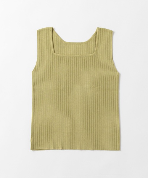 「mystic」 ノースリーブニット FREE イエロー系その他 レディース_画像3