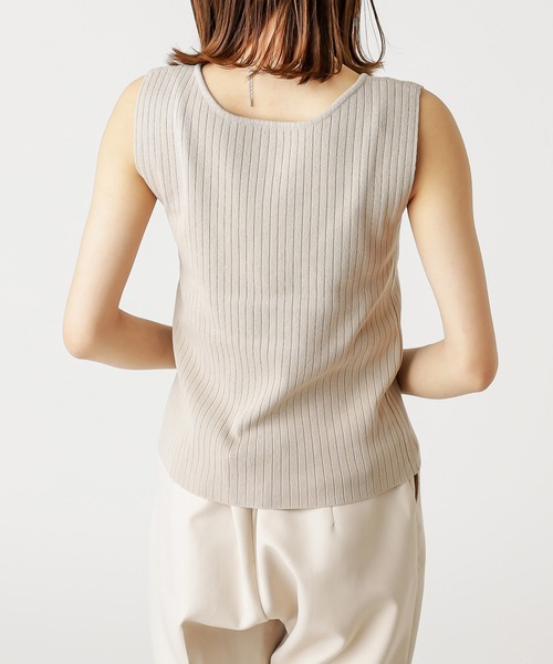 「mystic」 ノースリーブニット FREE イエロー系その他 レディース_画像5