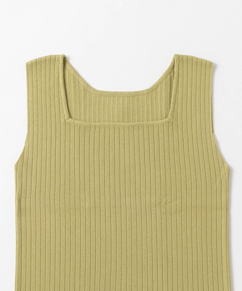 「mystic」 ノースリーブニット FREE イエロー系その他 レディース_画像7
