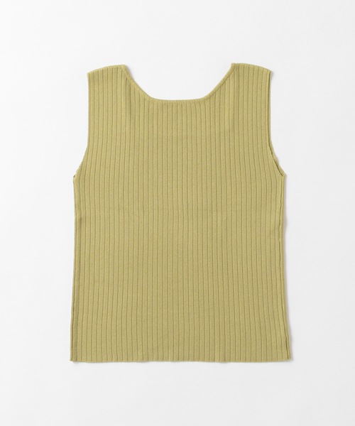 「mystic」 ノースリーブニット FREE イエロー系その他 レディース_画像9
