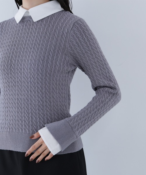 NATURAL BEAUTY BASIC（ナチュラルビューティーベーシック） ニット