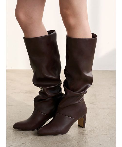 SNIDEL（スナイデル） ブーツ ルーズロングブーツ レディース