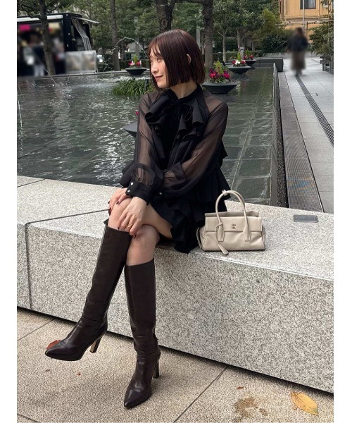 SNIDEL（スナイデル） ブーツ ルーズロングブーツ レディース