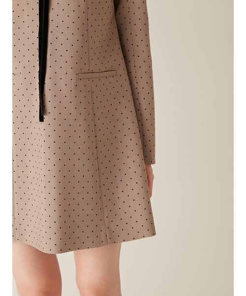 LILY BROWN（リリーブラウン） ワンピース ラッフルカラー付きミニ