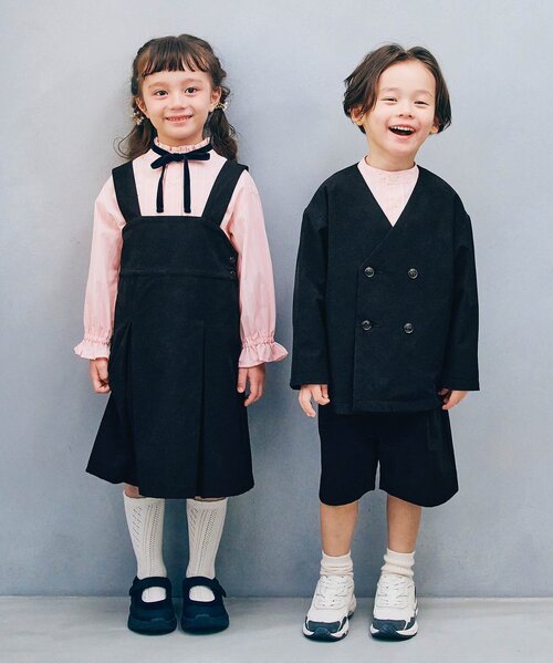 フォーマル 発表会 卒園式 入学式 ノーカラーダブルジャケット_ジュニア対応 キッズ 子供服 男の子 女の子 | p.premier | 19