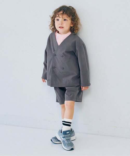 フォーマル 発表会 卒園式 入学式 ノーカラーダブルジャケット_ジュニア対応 キッズ 子供服 男の子 女の子 | p.premier | 10