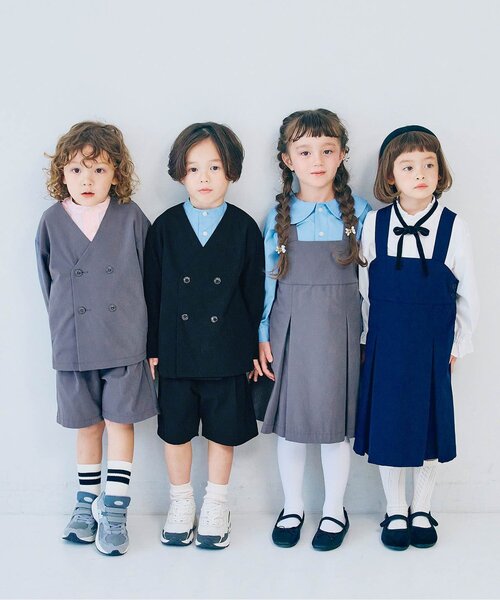 フォーマル 発表会 卒園式 入学式 ノーカラーダブルジャケット_ジュニア対応 キッズ 子供服 男の子 女の子 | p.premier | 13