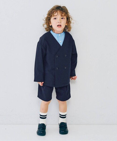 フォーマル 発表会 卒園式 入学式 ノーカラーダブルジャケット_ジュニア対応 キッズ 子供服 男の子 女の子 | p.premier | 06