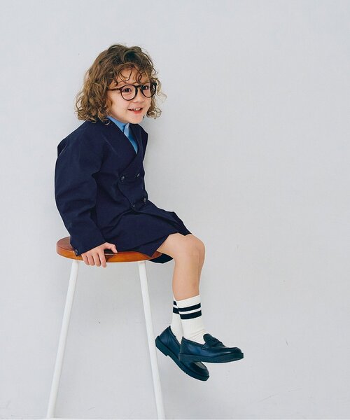 フォーマル 発表会 卒園式 入学式 ノーカラーダブルジャケット_ジュニア対応 キッズ 子供服 男の子 女の子 | p.premier | 07