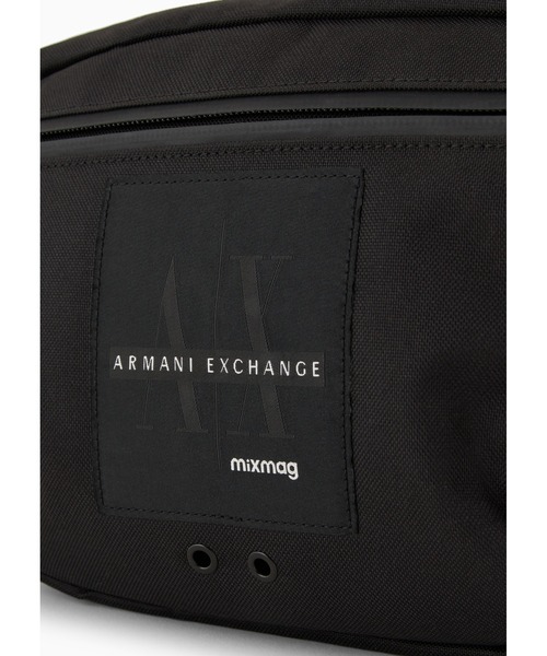 Armani Exchange ブラック ショルダーバッグ ARMANI EXCHANGE 「ARMANI EXCHANGE」 ショルダーバッグ FREE ブラック