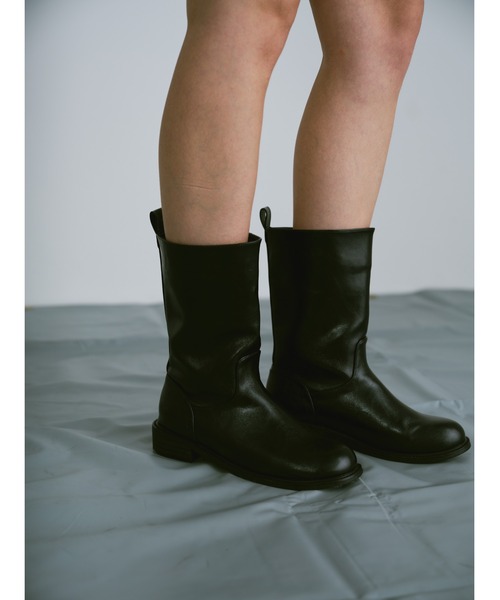 「un/neu」 ショートブーツ SMALL ブラック レディース_画像4