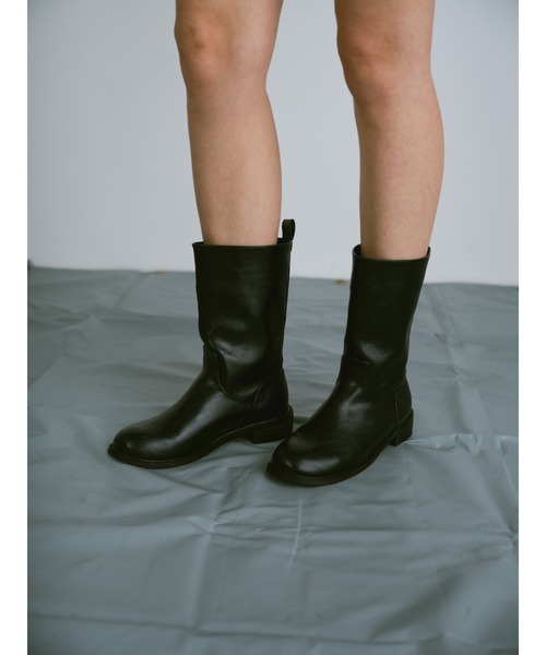 「un/neu」 ショートブーツ SMALL ブラック レディース_画像6