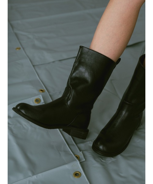 「un/neu」 ショートブーツ SMALL ブラック レディース_画像8