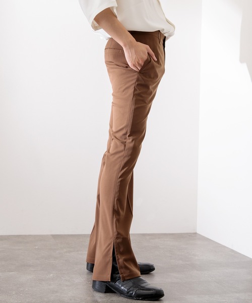 「Adoon plain」 パンツ SMALL ライトグリーン メンズ_画像3