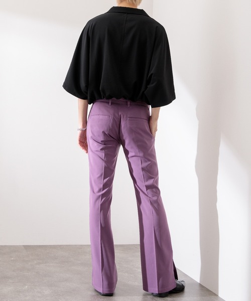 「Adoon plain」 パンツ SMALL ライトグリーン メンズ_画像5