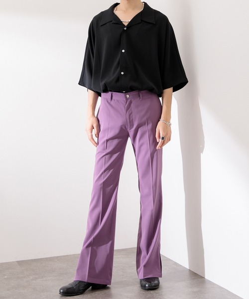 「Adoon plain」 パンツ SMALL ライトグリーン メンズ_画像9