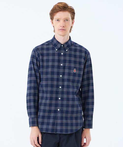 未使用品　マッキントッシュフィロソフィー ハウスチェック　ベルト　ネイビー MACKINTOSH PHILOSOPHY（マッキントッシュフィロソフィー） シャツ