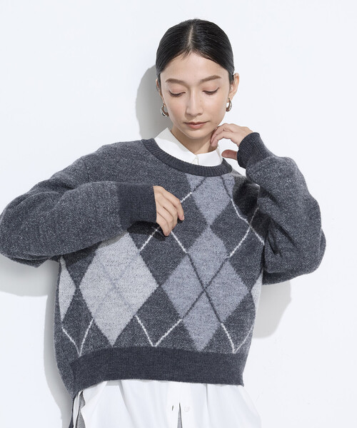 Gabardine K.T（ギャバジンK.T） ニット セーター ジャカード 