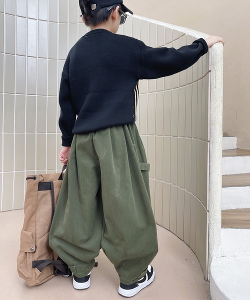 「aimoha」 「KIDS」チノパンツ 150 チョコ キッズ_画像3