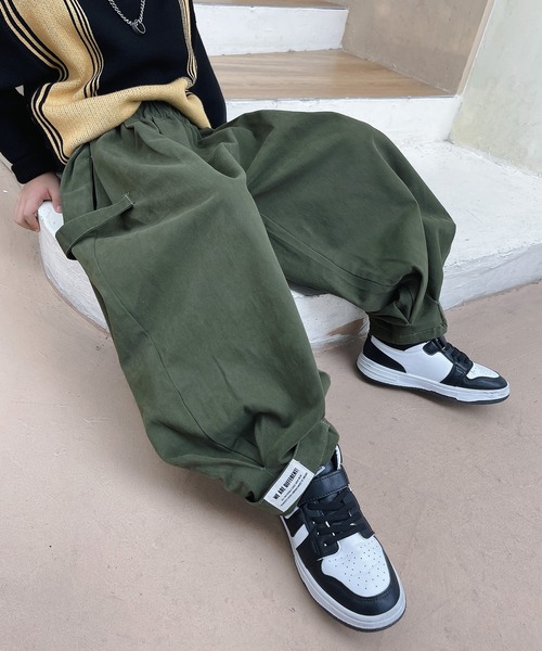 「aimoha」 「KIDS」チノパンツ 150 チョコ キッズ_画像4