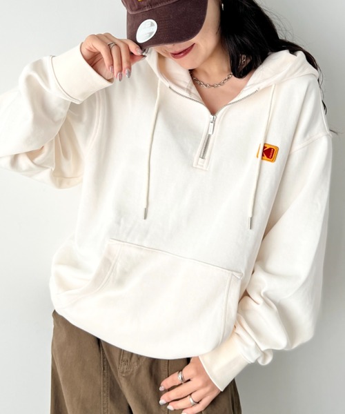 B.E.I.G.E. フード付きアイボリーパーカー パーカー レディース メンズ : ZOZOTOWN Yahoo!店 - 通販 - Yahoo