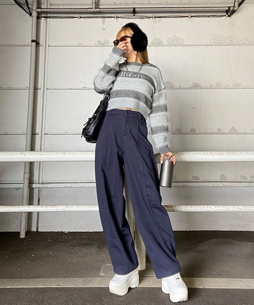 non-hedge（ノンヘッジ） スウェットパンツ ジャージ 裏起毛カーブ