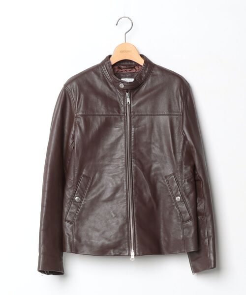 BEAUTY＆YOUTH UNITED ARROWS レザーブルゾン SMALL ブラウン メンズ
