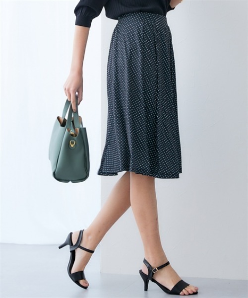 「7days Life Styling」 「Pleu voir」フレアスカート S ブラック レディース_画像9