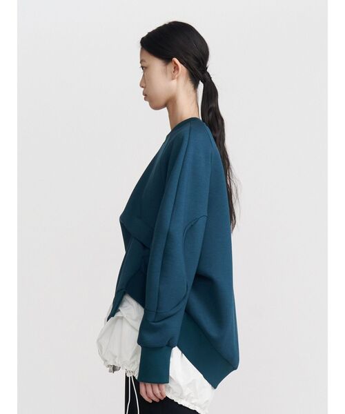 UN3D.（アンスリード） tシャツ WAVE TUCK JERSEY TOP / ウェーブ