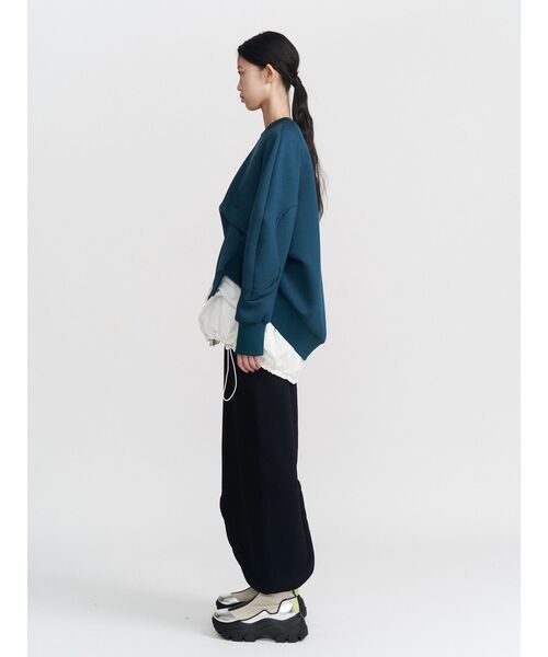 UN3D.（アンスリード） tシャツ WAVE TUCK JERSEY TOP / ウェーブ