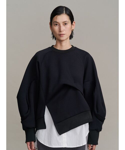 UN3D.（アンスリード） tシャツ WAVE TUCK JERSEY TOP / ウェーブ