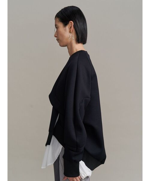 UN3D.（アンスリード） tシャツ WAVE TUCK JERSEY TOP / ウェーブ