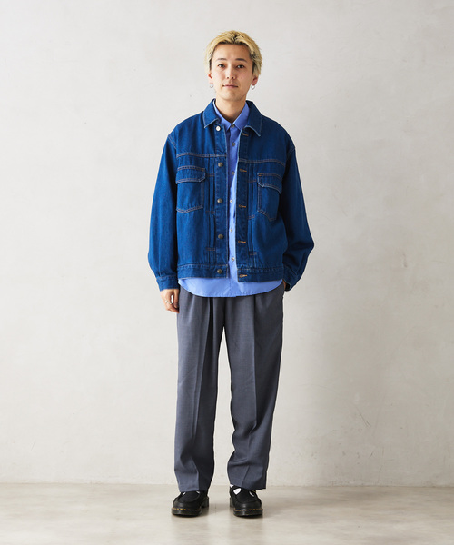 「JOURNAL STANDARD relume」 デニムジャケット MEDIUM コバルトブルー メンズ_画像4