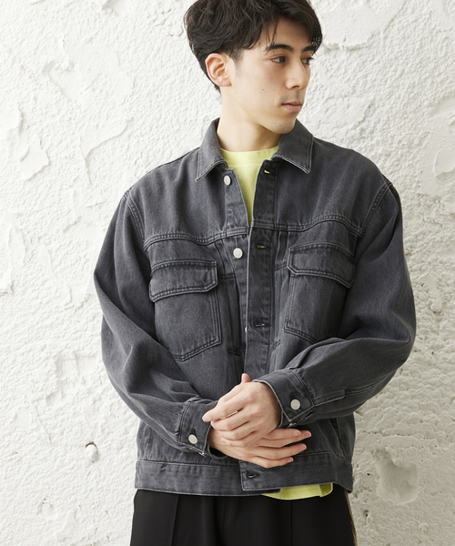 「JOURNAL STANDARD relume」 デニムジャケット MEDIUM コバルトブルー メンズ_画像9