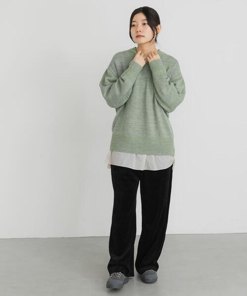 EKAL（エカル） パンツ ベロアストレートパンツ レディース : ZOZOTOWN