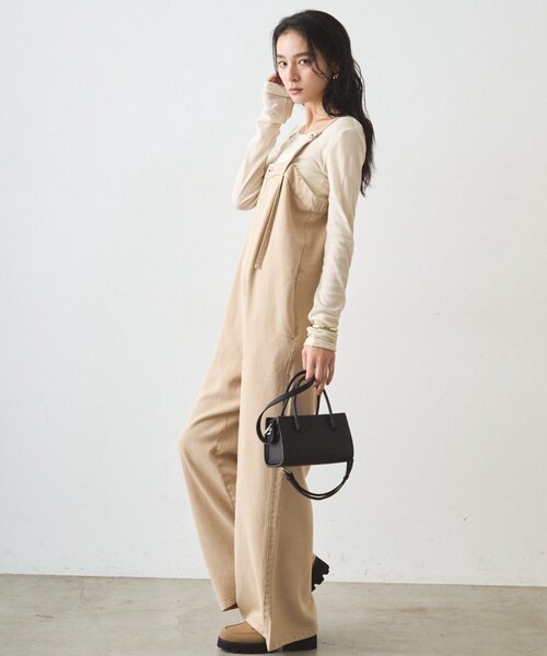 Loungedress（ラウンジドレス） サロペット オーバーオール フルイド 