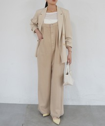 新品タグ付き！Loungedress/ラウンジドレス/サロペット/洗える Loungedress（ラウンジドレス） サロペット オーバーオール フルイド