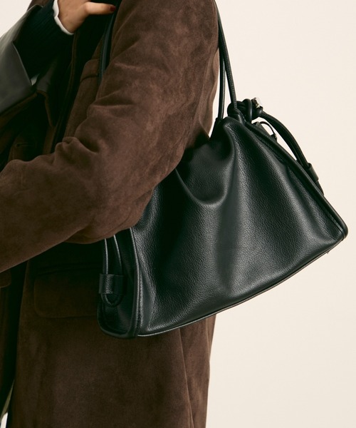 uchi. ショルダーバッグ バッグ ソフトフェイクレザー3way変形バッグ