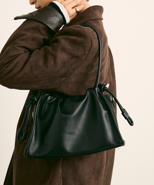 uchi. ショルダーバッグ バッグ ソフトフェイクレザー3way変形バッグ