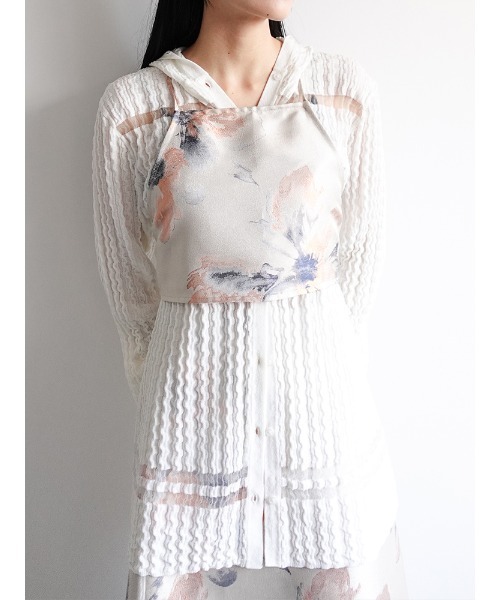 sahara（サハラ） Flower Jacquard Bustier/フラワージャガード