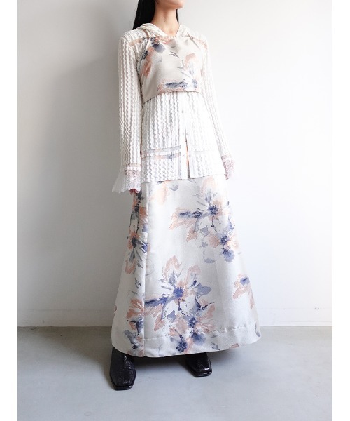 sahara（サハラ） Flower Jacquard Bustier/フラワージャガード