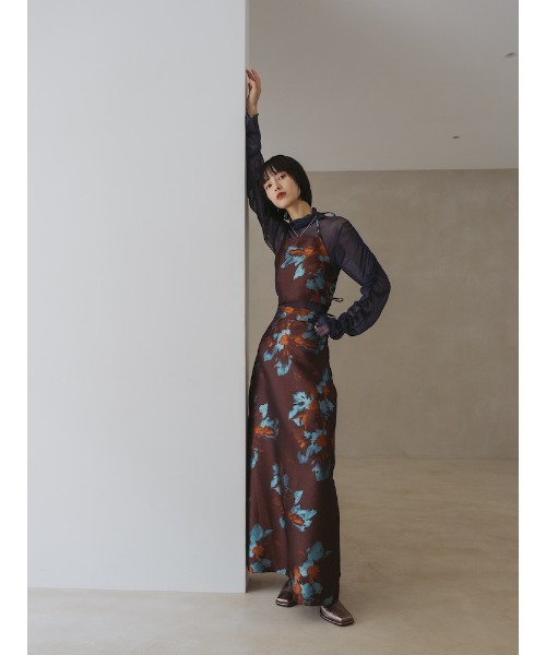 sahara（サハラ） Flower Jacquard Bustier/フラワージャガード