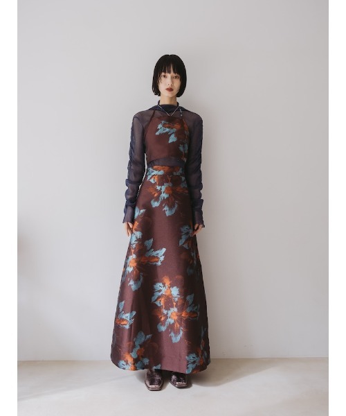 sahara（サハラ） Flower Jacquard Bustier/フラワージャガード