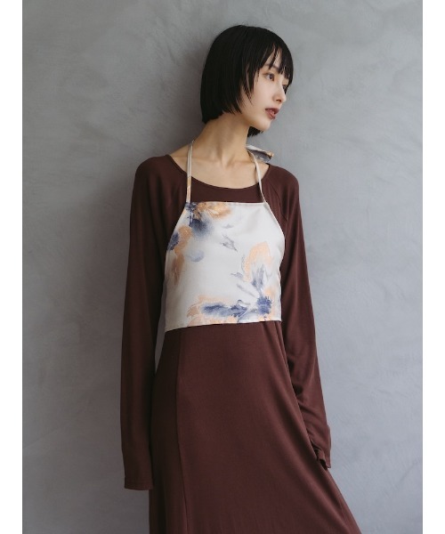 sahara（サハラ） Flower Jacquard Bustier/フラワージャガード