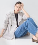 トレンチコート コート 入学式 「撥水/UVケ...の詳細画像4